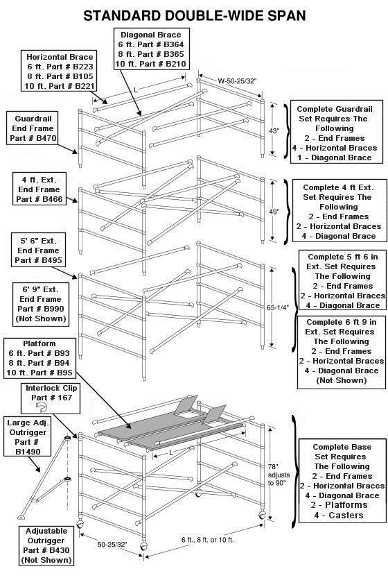 Exploded view diagram of a complex assembly with labeled components and dimensions.
